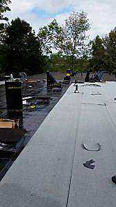 Flat roof project Toronto