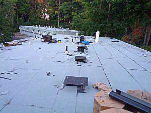Flat roof project Toronto