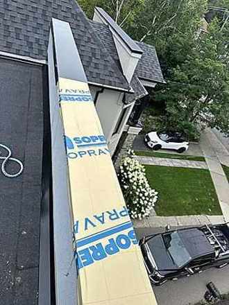 Estate drone flat roof inspection Toronto