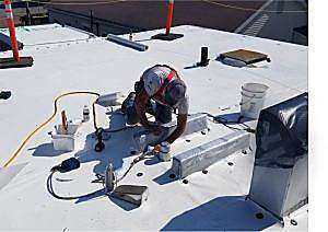 Flat roof project Toronto