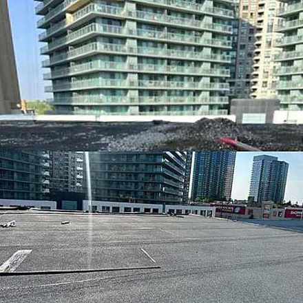 High-rise podium flat roof repair Toronto