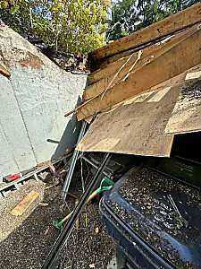 Roof collapse emergency after storm response — Toronto
