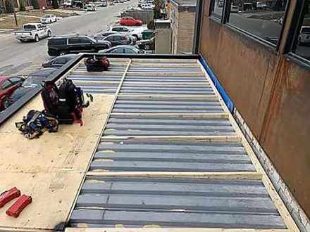 Flat roof project Toronto