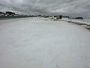 TPO flat roof repair — Toronto