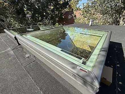 Flat roof inspection in progress Toronto