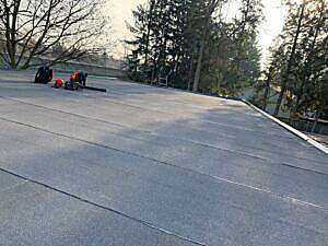 Flat roof project Toronto