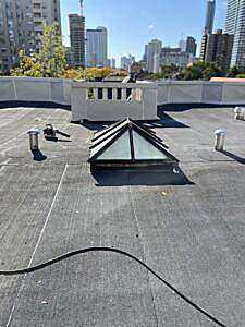Flat roof project Toronto