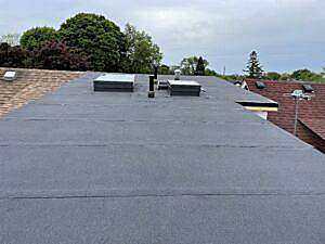 Flat roof project Toronto