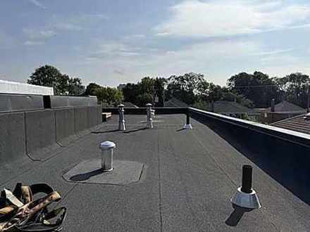 Ponding water documented flat roof Toronto