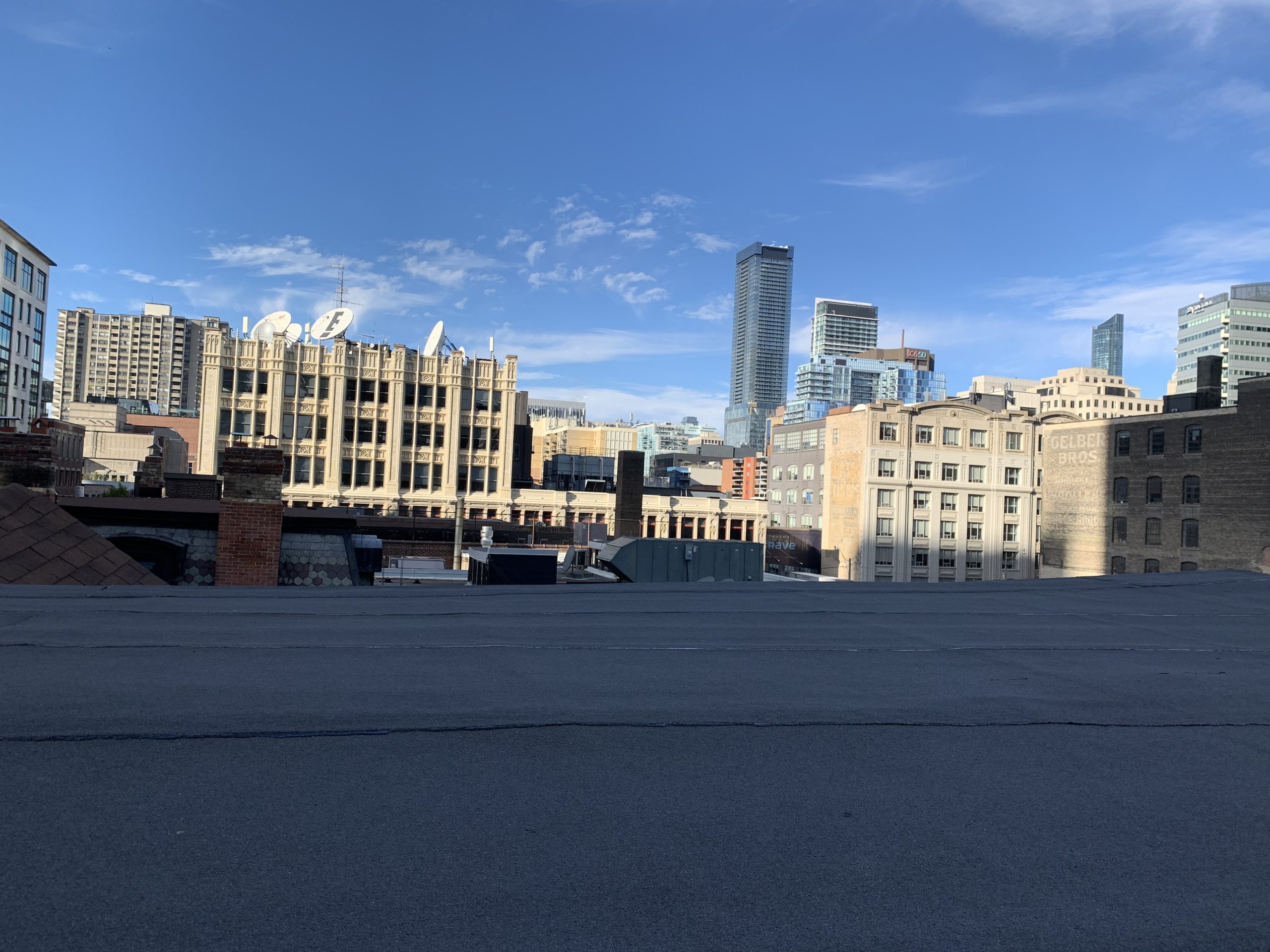 New flat roof installation in Toronto
